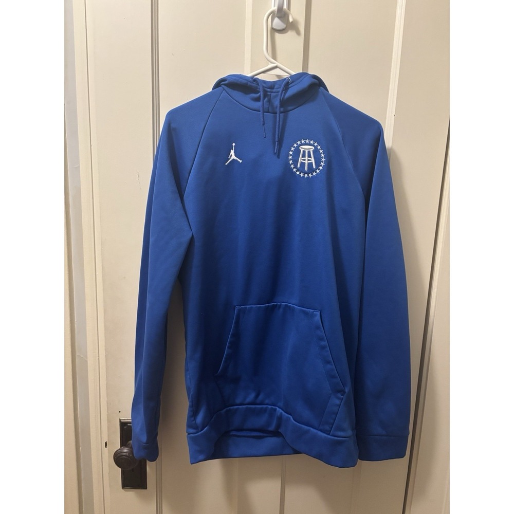 Nike Hoodie Mens Medium Blue Air Jordan Barstool Sports Pockets Pullover Hoodie